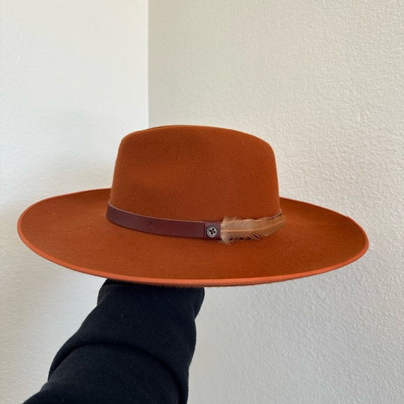 FALLEN BROKEN STREET DESPERADO WIDE BURNT ORANGE HAT gig pip, lack of colors - Picture 1 of 13